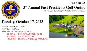 3rd Annual Past Presidents Scholarship Golf Outing 3rd Annual Past Presidents Scholarship Golf Outing
