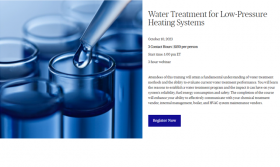 Water Treatment Fundamentals for Boilers and HVAC Systems Water Treatment Fundamentals for Boilers and HVAC Systems