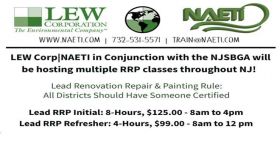 Lead Paint RRP Refresher/Initial Training
